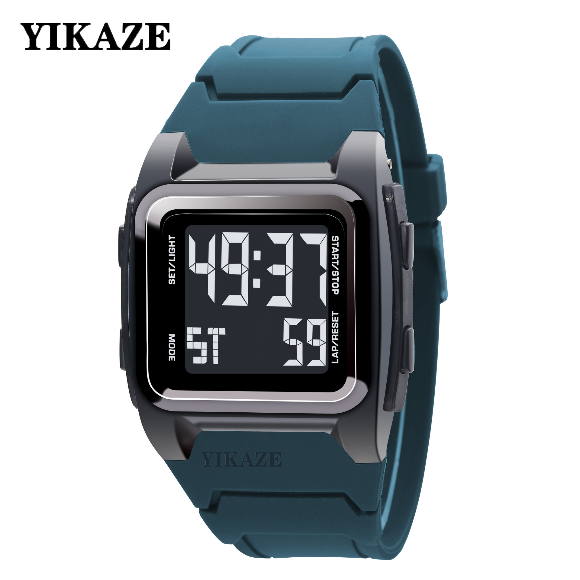 Tide Watch Surf - YIKAZE-ساعة رقمية للرجال متعددة الوظائف ،