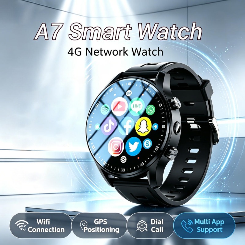 Smartwatch Running Watches For Men - ساعة ذكية أندرويد A7 تدعم الاتصال