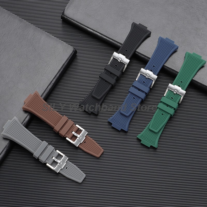 Tissot Watches Smartwatch - حزام سيليكون لساعة تيسوت PRX سوبر
