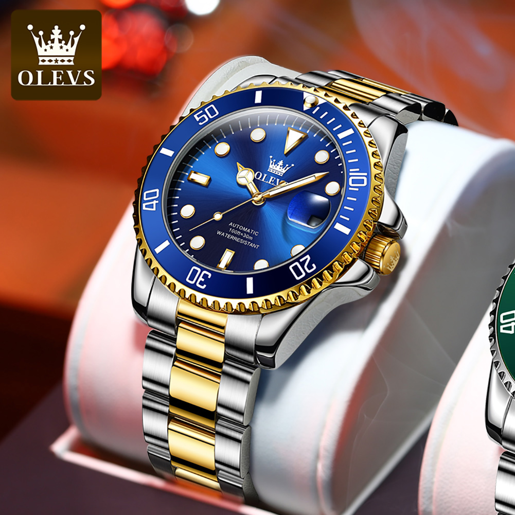 Rolex Watch Datejust - OLEVS 6650 ساعة رجالية كلاسيكية أصلية