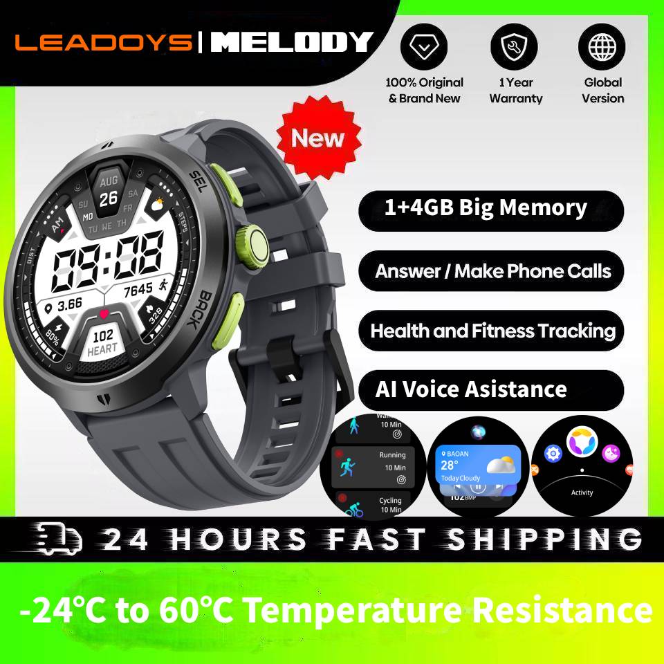 Smartwatch Running Watches For Men - ساعة ذكية LEADOYS C33 مع ذاكرة