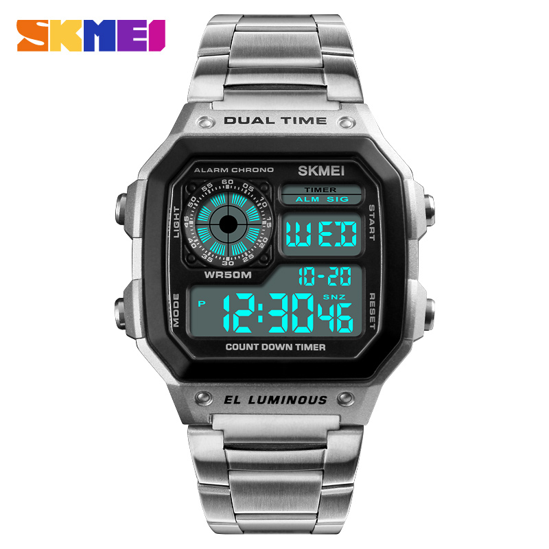 Tide Watch Surf - SKMEI 1335 ساعة رقمية للرجال ريترو