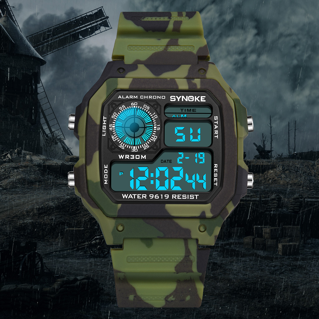 SYNOKE في الهواء الطلق العسكري - مراجعة Tide Watch Surf وسعره