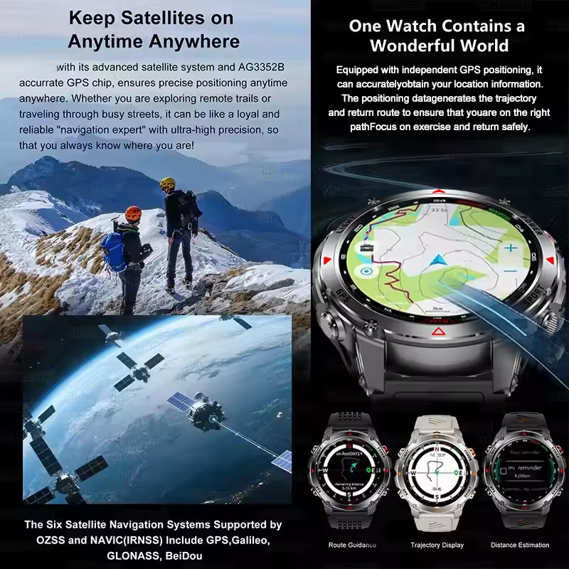 2025New T-Rex 3 نظام تحديد الم - مراجعة Smartwatch Running Watches For Men وسعره