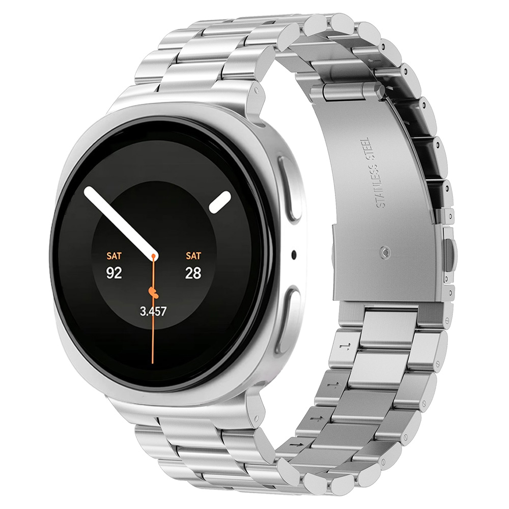 حزام من الفولاذ المقاوم للصدأ  - مراجعة Smartwatch Samsung Watches For Women وسعره