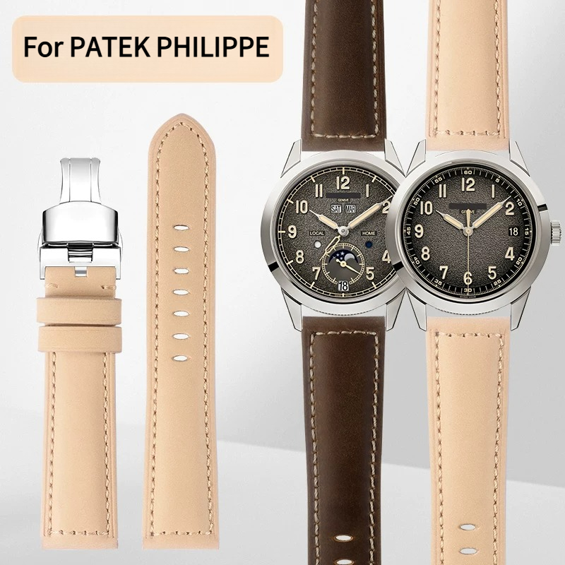 حزام ساعة ممتد من الجلد الأصلي - مراجعة Patek Philippe Watch Calatrava وسعره