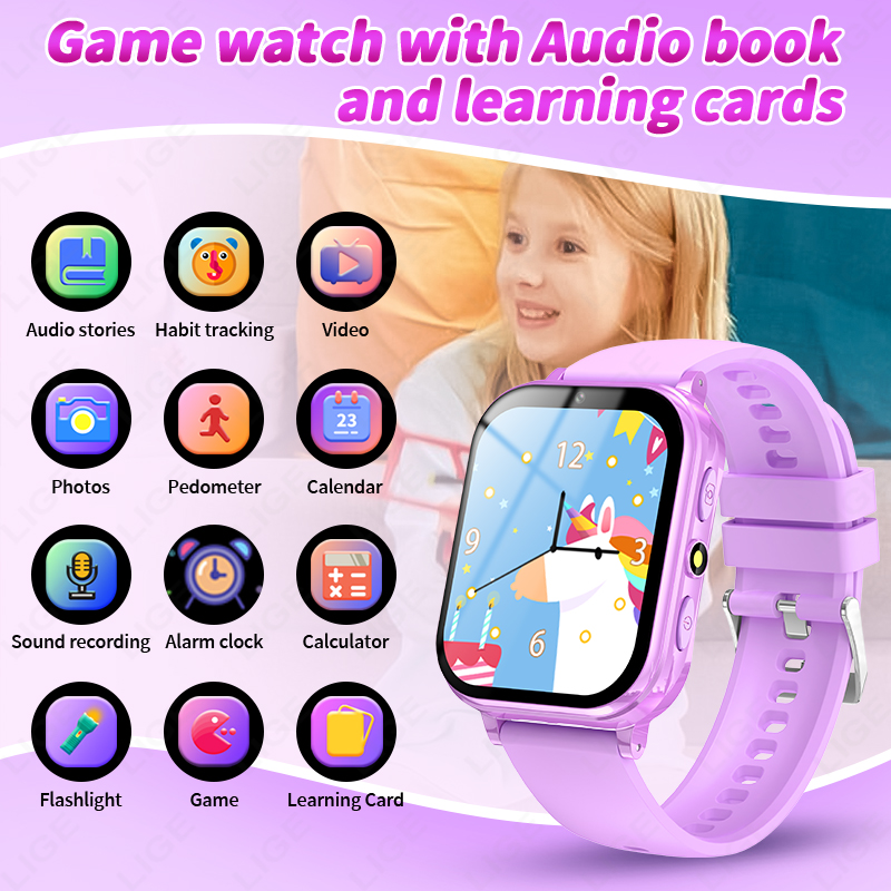 LIGE Kid Digital Smart Watch ط - مراجعة Smartwatch Digital Watches For Boys وسعره
