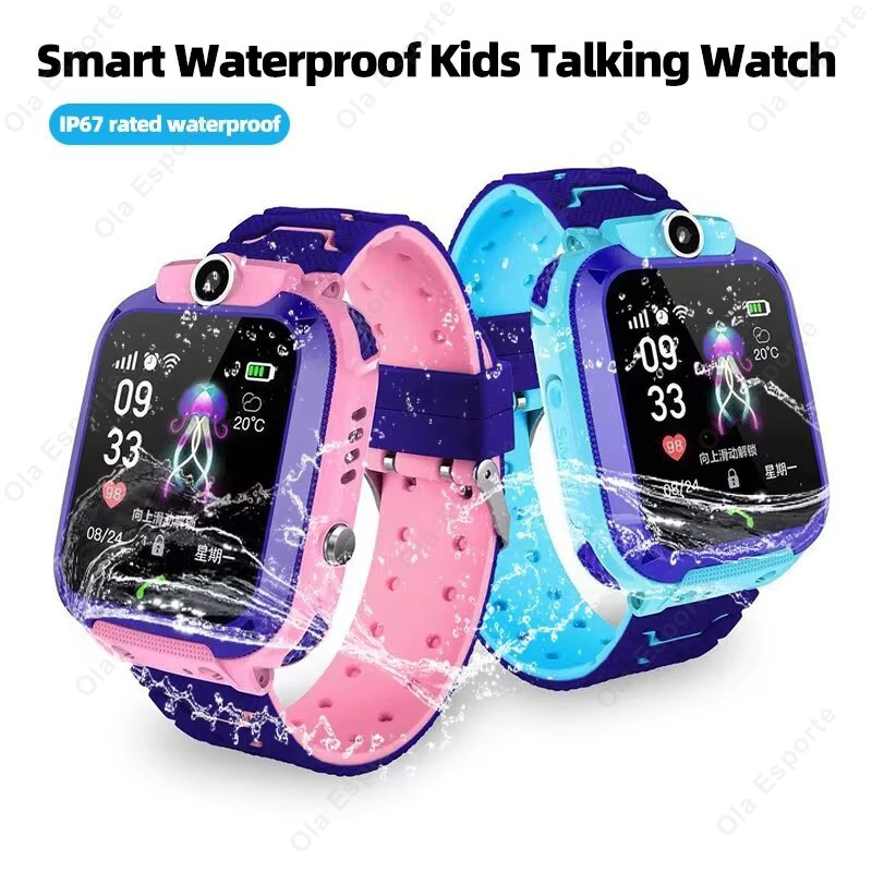 ساعة ذكية للأطفال Q12 مع خاصية - مراجعة Smartwatch Digital Watches For Kid Boy With Alarm وسعره
