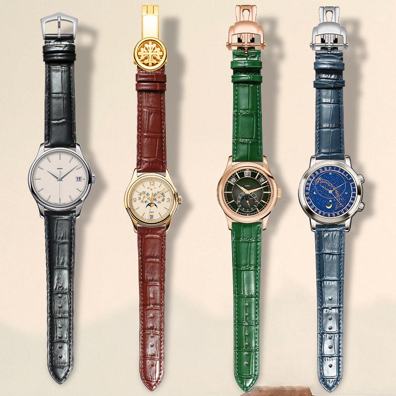 حزام ساعة عالي الجودة من جلد ا - مراجعة Patek Philippe Watch Calatrava وسعره