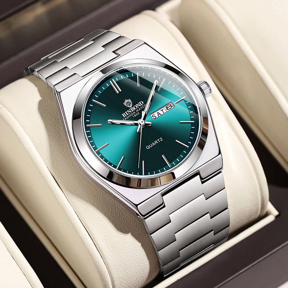 ساعة رجالية أصلية من BINBOND،  - مراجعة Rolex Watch Datejust وسعره