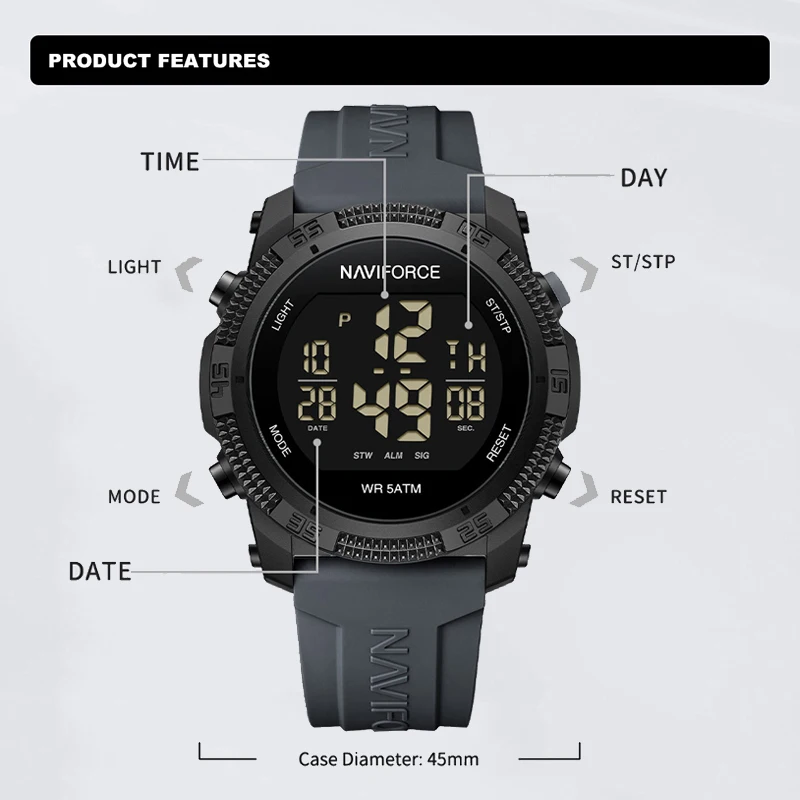 ساعة يد إلكترونية رجالية جديدة - مراجعة Tide Watch Surf وسعره
