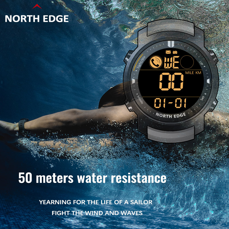 نورث حافة ساعة ذكية الرجال مرا - مراجعة Smartwatch Running Watches For Men وسعره