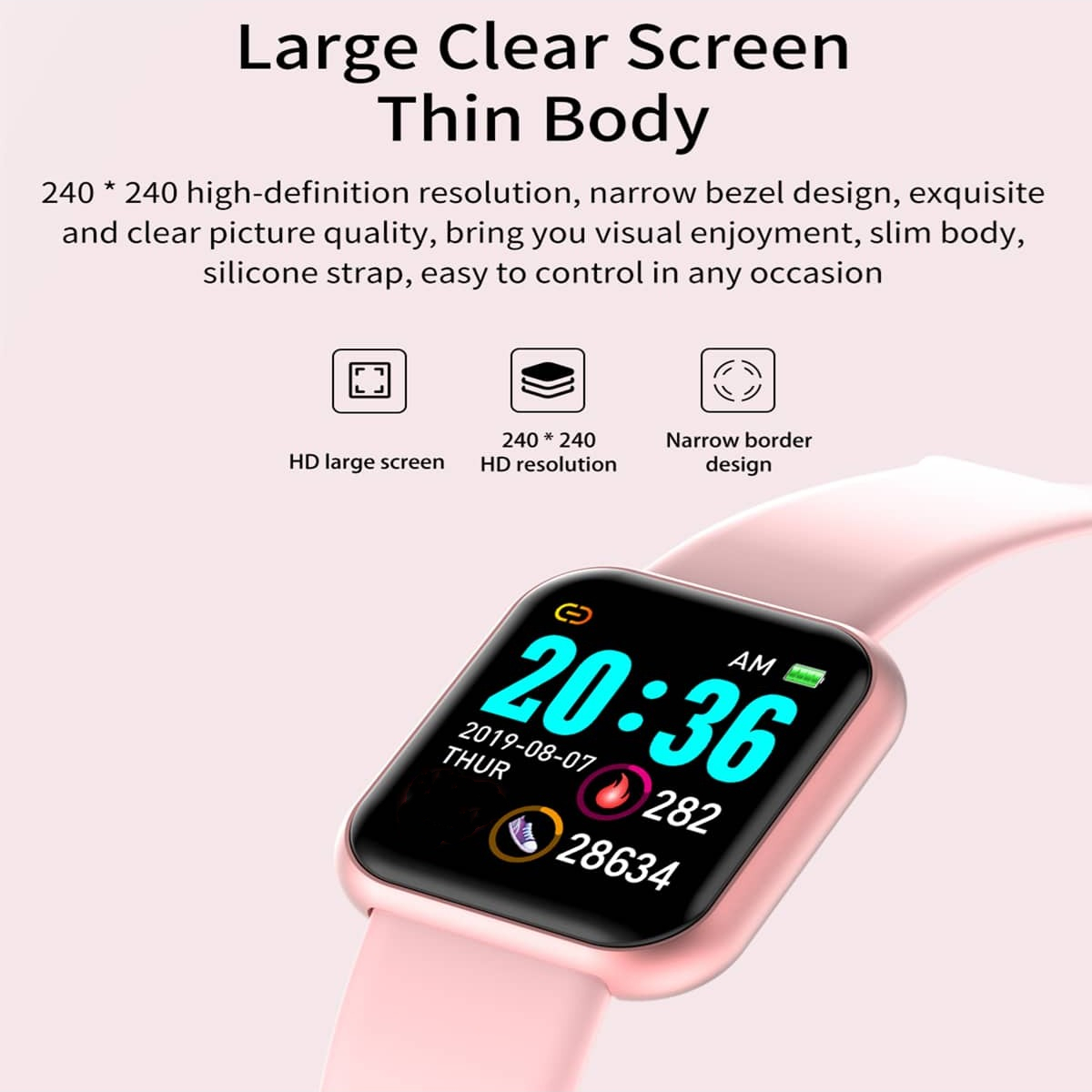 ساعات رياضية ذكية بلوتوث ، سوا - مراجعة Watch Smart Y68 وسعره