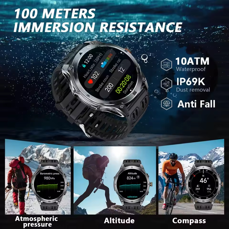 ساعة ذكية رياضية عالية الجودة  - مراجعة Smartwatch Running Watches For Men وسعره