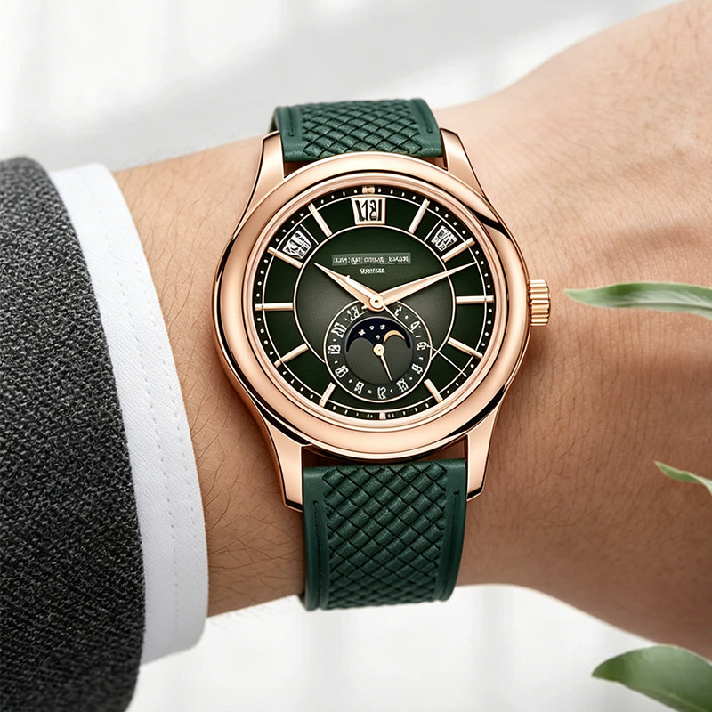 حزام ساعة من مطاط الفلور لا يج - مراجعة Patek Philippe Watch Calatrava وسعره