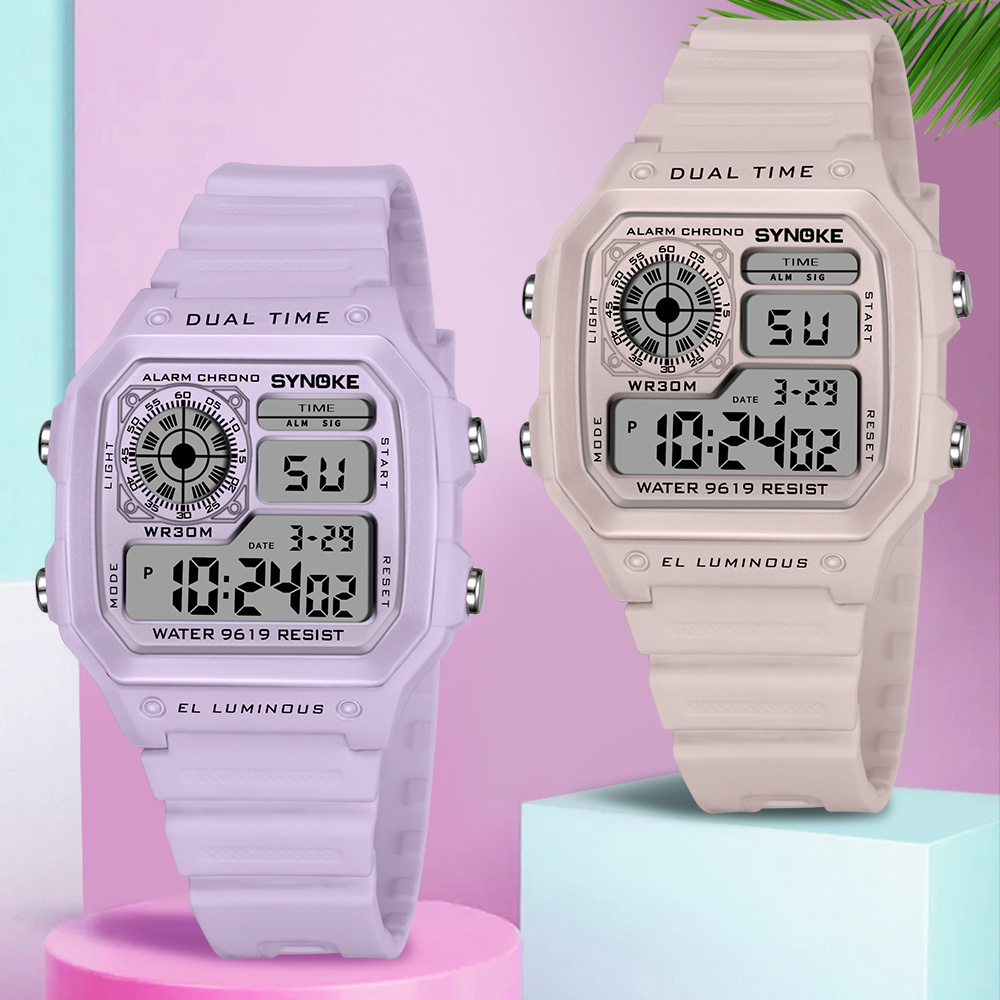 SYNOKE الساعات الرقمية سيدة ري - مراجعة Tide Watch Surf وسعره