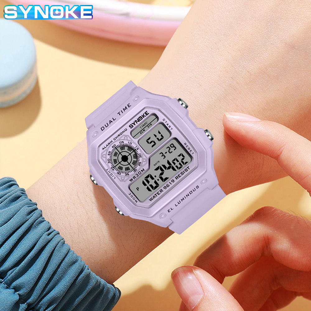 SYNOKE الساعات الرقمية سيدة ري - مراجعة Tide Watch Surf وسعره