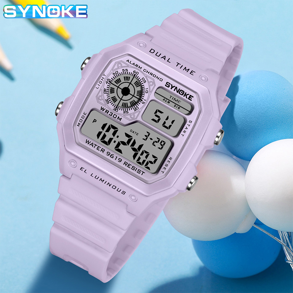 SYNOKE الساعات الرقمية سيدة ري - مراجعة Tide Watch Surf وسعره