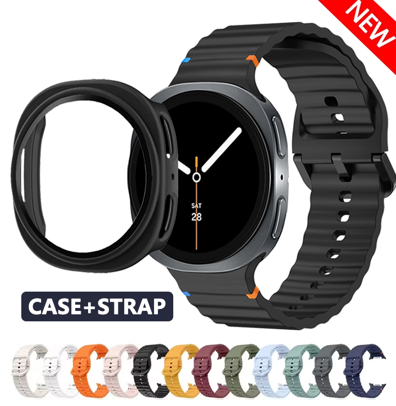 حافظة مجوفة + سوار سيليكون رسم - مراجعة Smartwatch Samsung Watches For Women وسعره