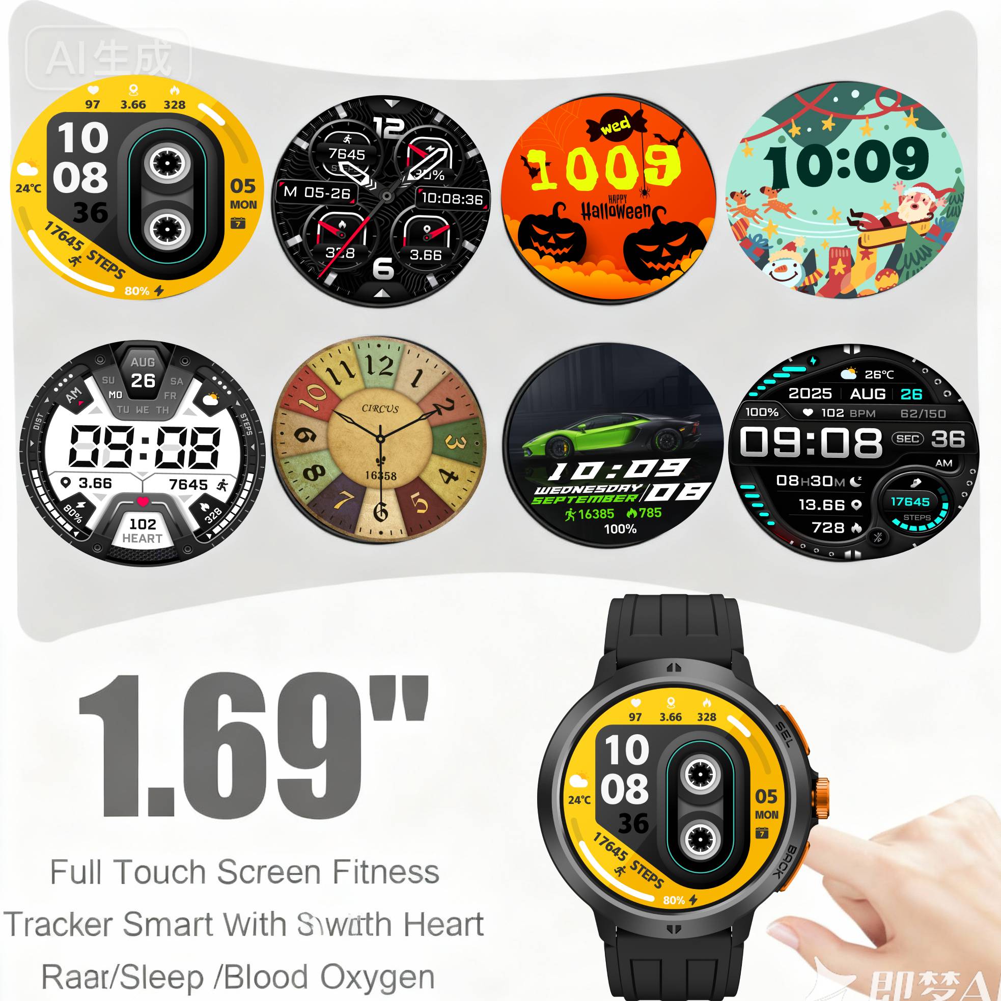 LEADOYS C33 ساعة يد رياضية رجا - مراجعة Smartwatch Running Watches For Men وسعره
