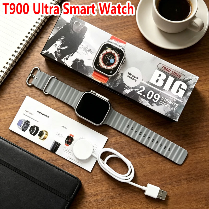 ساعة ذكية T900 Ultra للرجال وا - مراجعة Watch Iwo وسعره