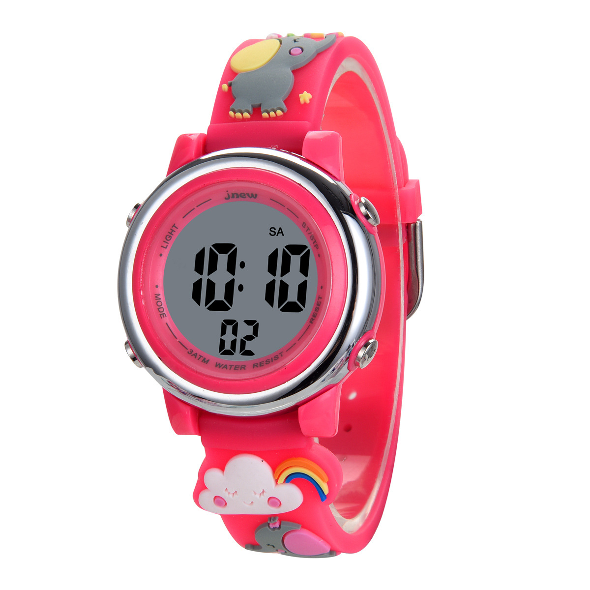 UTHAI H120 الأطفال الكرتون ساع - مراجعة Smartwatch Digital Watches For Kid Boy With Alarm وسعره