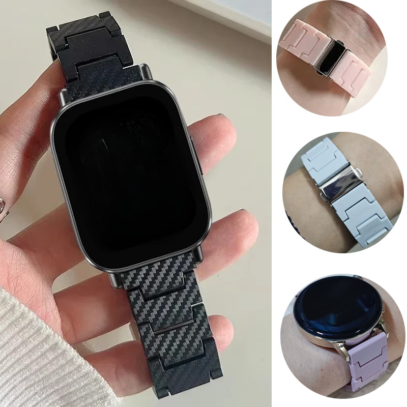 حزام من ألياف الكربون مقاس 20  - مراجعة Smartwatch Samsung Watches For Women وسعره
