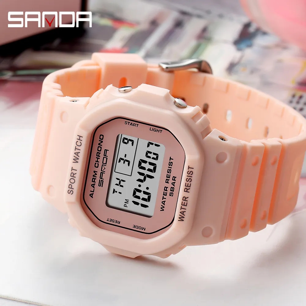 Sanda ساعة يد رياضية نسائية ،  - مراجعة Tide Watch Surf وسعره
