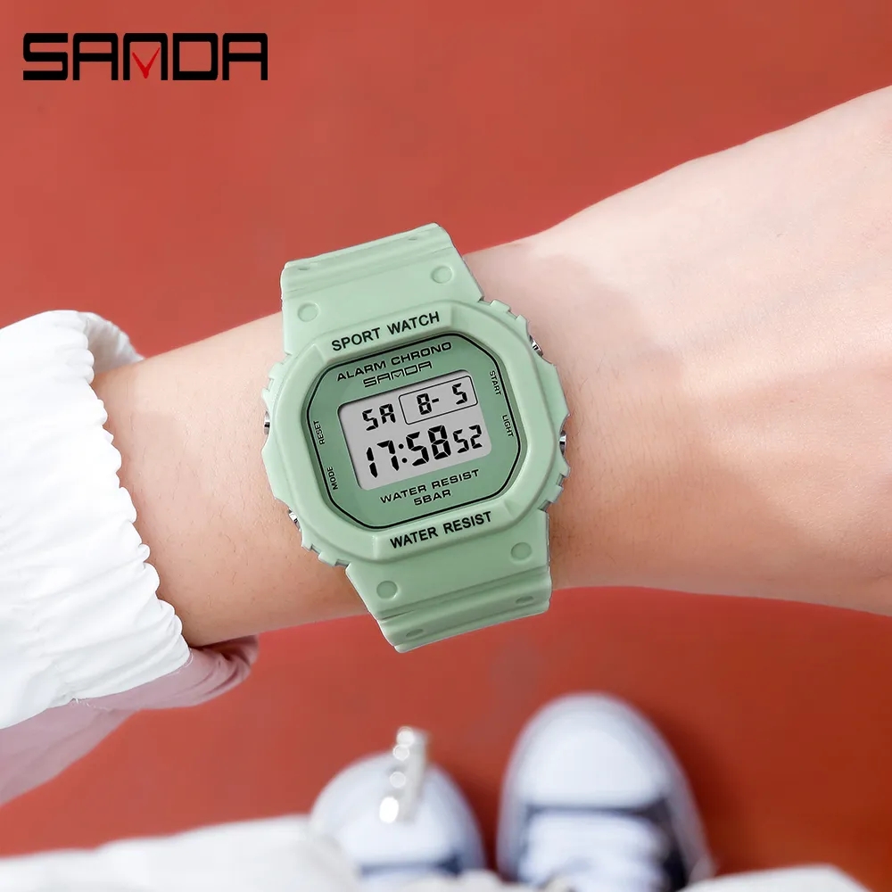 Sanda ساعة يد رياضية نسائية ،  - مراجعة Tide Watch Surf وسعره