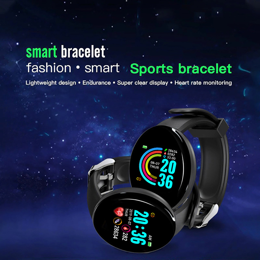 D18 ساعة ذكية مراقب معدل ضربات - مراجعة Watch Smart Y68 وسعره