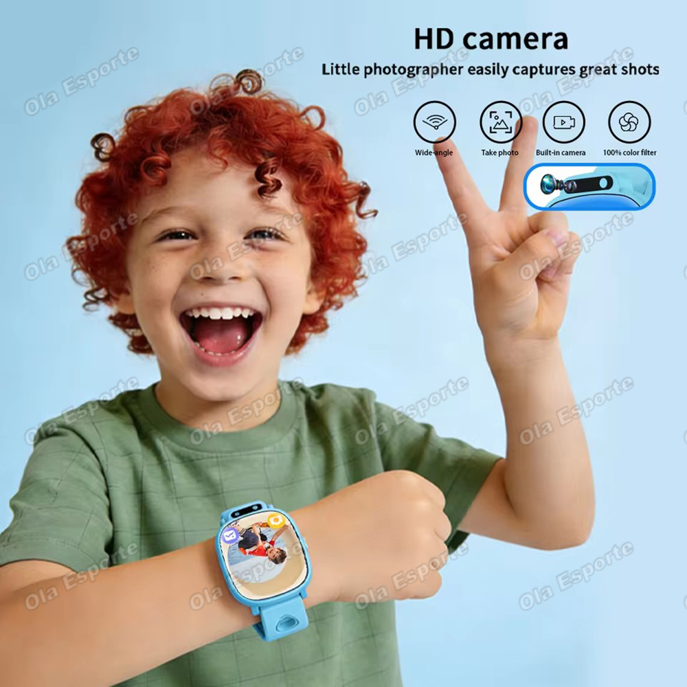 ساعة ذكية للأطفال من عمر 3-12  - مراجعة Smartwatch Digital Watches For Kid Boy With Alarm وسعره