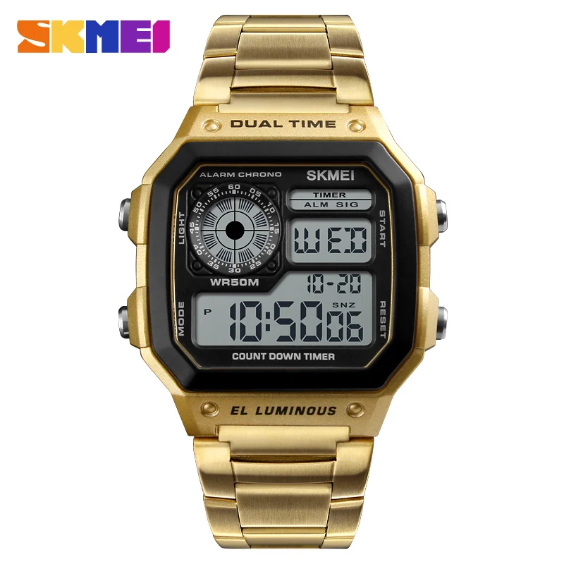 SKMEI 1335 ساعة رقمية للرجال ر - مراجعة Tide Watch Surf وسعره