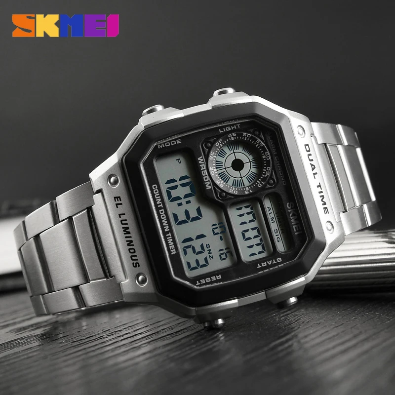 SKMEI 1335 ساعة رقمية للرجال ر - مراجعة Tide Watch Surf وسعره