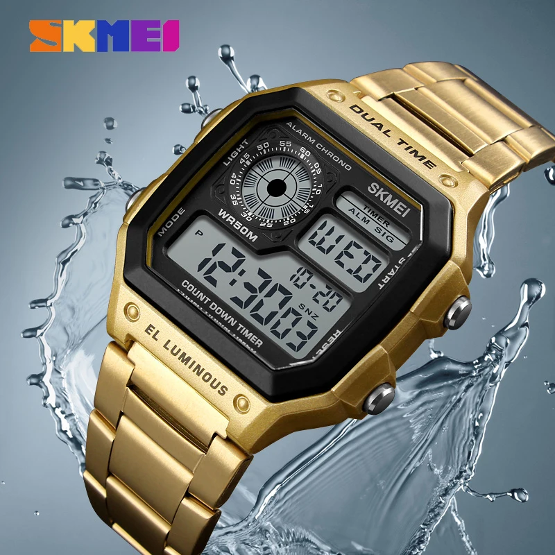 SKMEI 1335 ساعة رقمية للرجال ر - مراجعة Tide Watch Surf وسعره