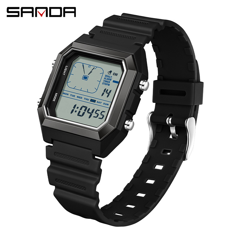 ساعة ساندا 6307 الرقمية الجديد - مراجعة Tide Watch Surf وسعره